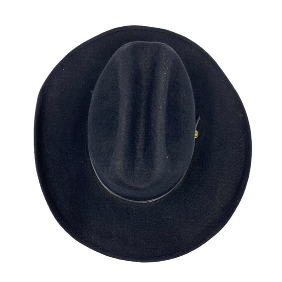 Pigalle Men’s Black Felt Cowboy Western Mexico Hat US Size 7 1/8 Mexico 57 - Picture 6 of 8